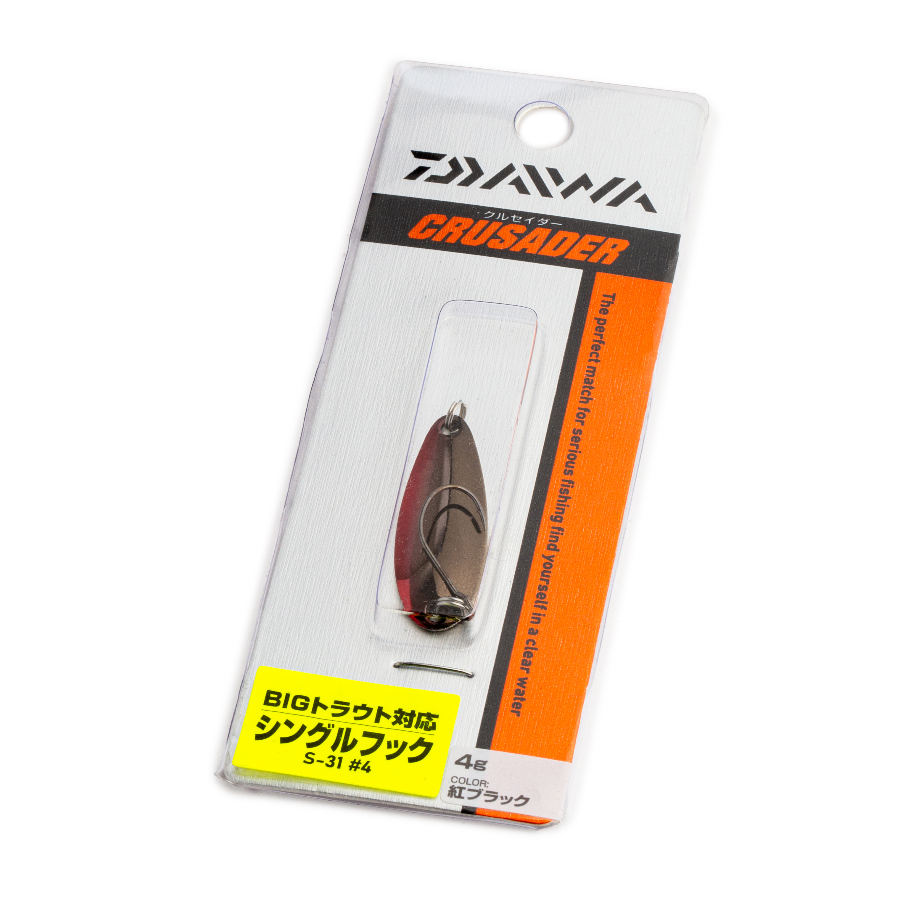Блесна колеблющаяся Daiwa CRUSADER DEEP RED BLACK (4S)