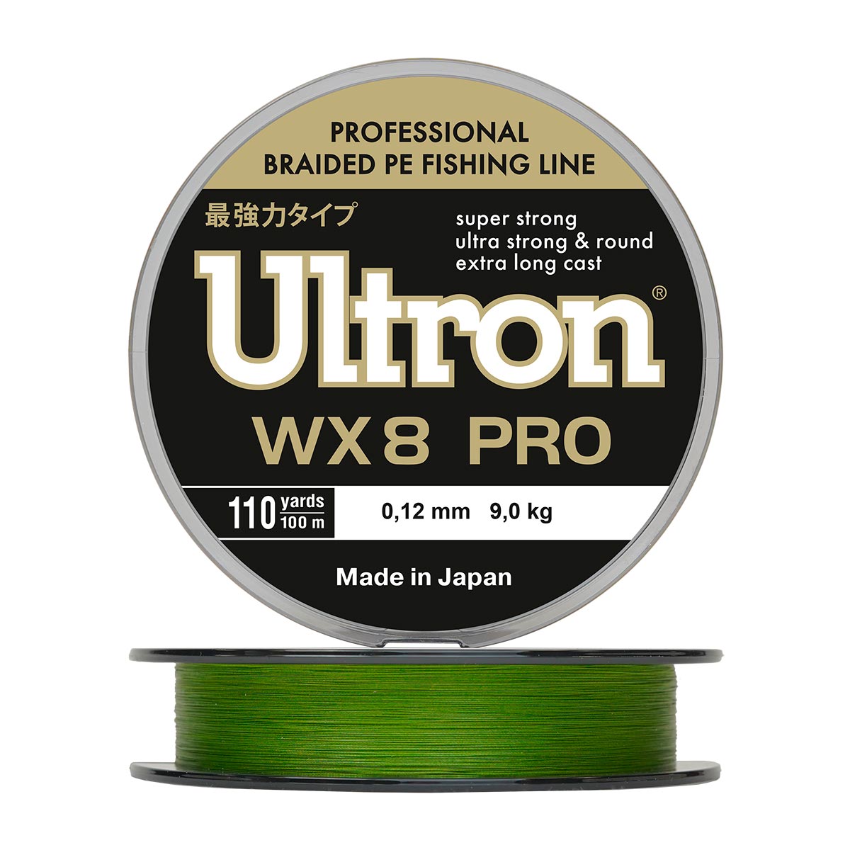 Шнур плетеный Ultron WX8 PRO, хаки