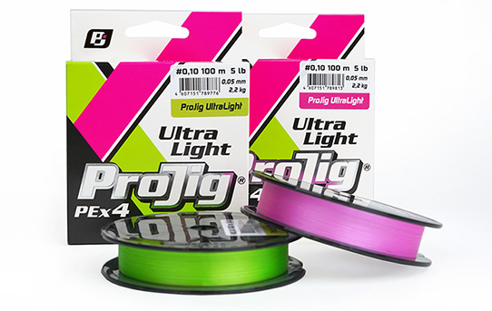Новый плетеный шнур ProJig Ultra Light