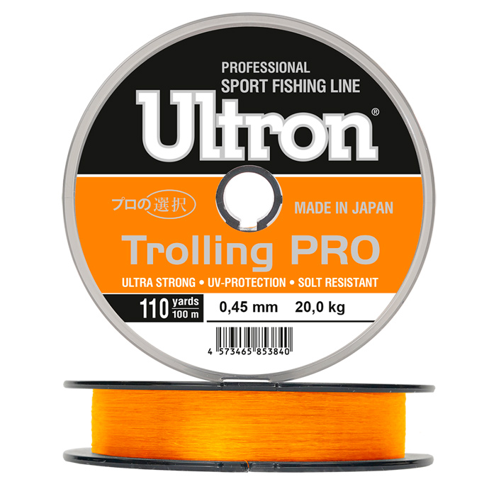 ULTRON Trolling PRO, оранжевая (5 шт x 100 м)