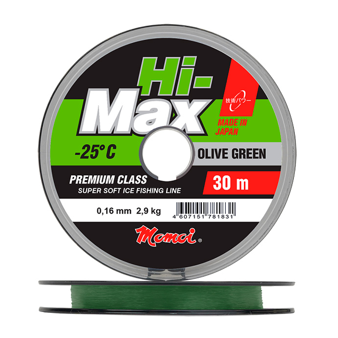 Momoi Hi-Max Olive Green, 30 м, зелёная