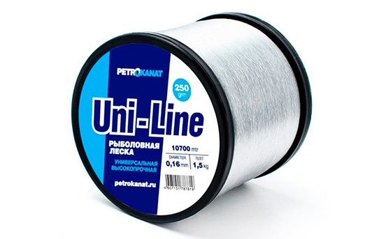 Поступление линейки универсальной лески Uni-Line на бобинах