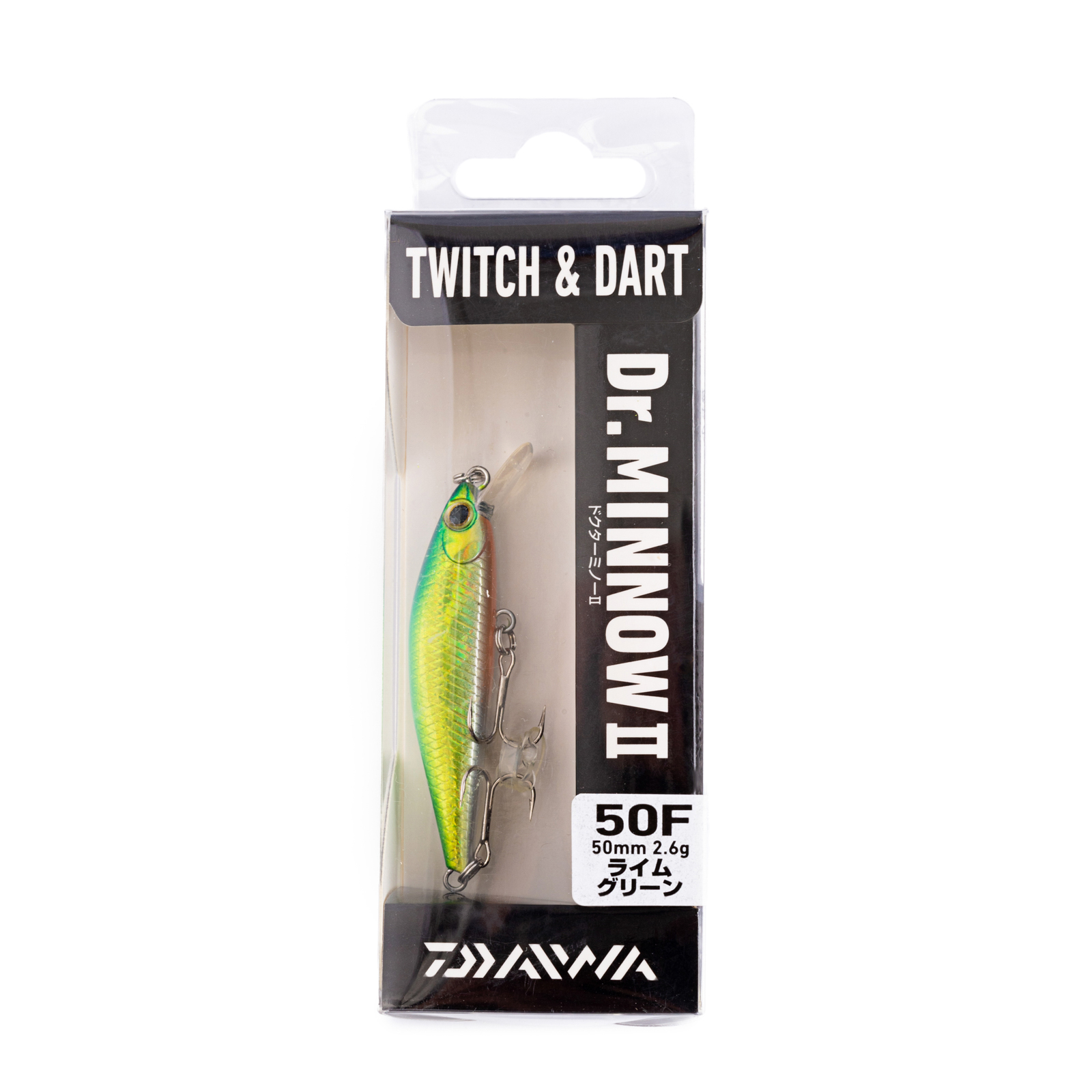 Воблер Daiwa Dr. MINNOW 2 LIME GREEN (50F)