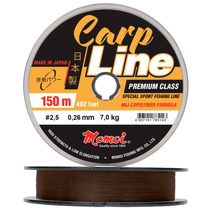 Momoi Carp Line, 150 м, коричневая