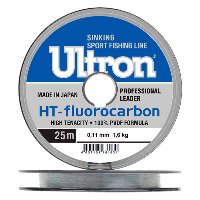 ULTRON HT-Fluorocarbon, 25, 100 м, прозрачная