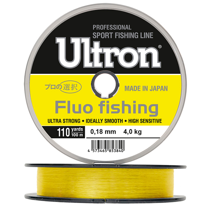 ULTRON Fluo Fishing, 100 м, флуоресцентная