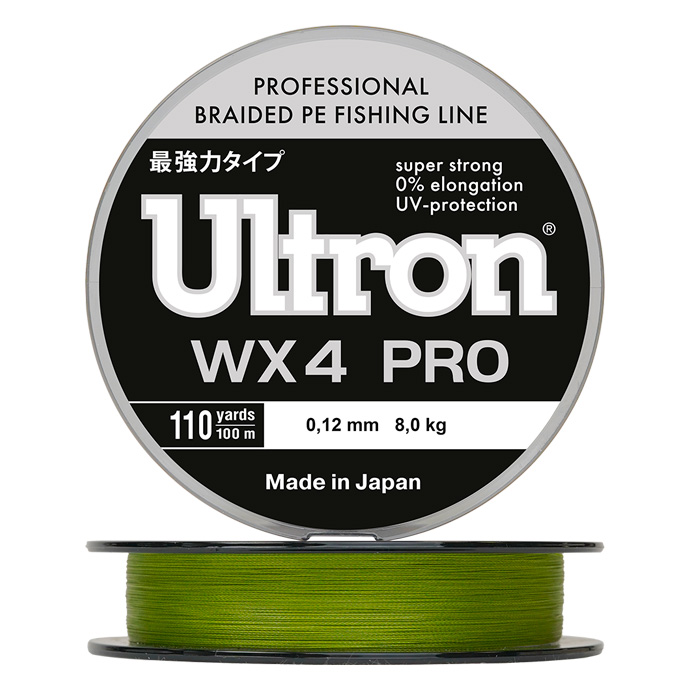 Шнур плетеный Ultron WX4 PRO, хаки