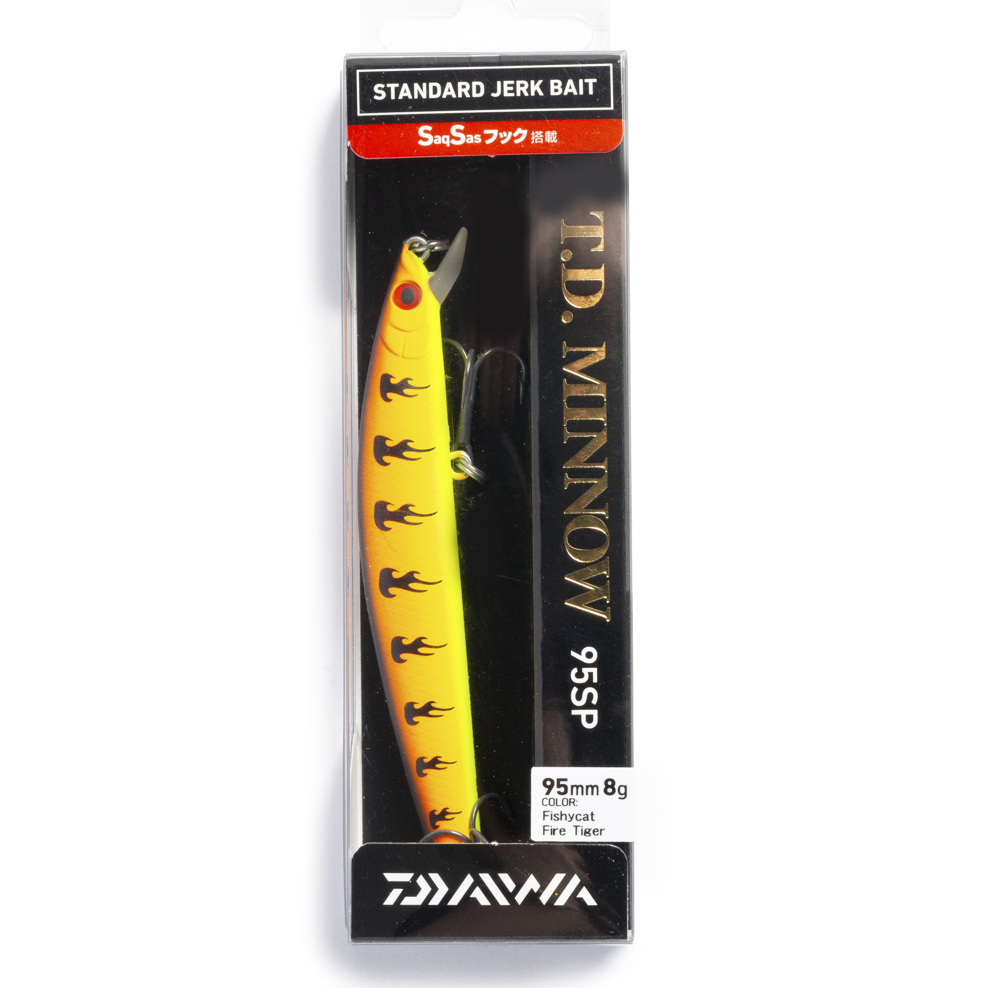 Воблер Daiwa TD Minnow Fishycat Fire Tiger (95SP)