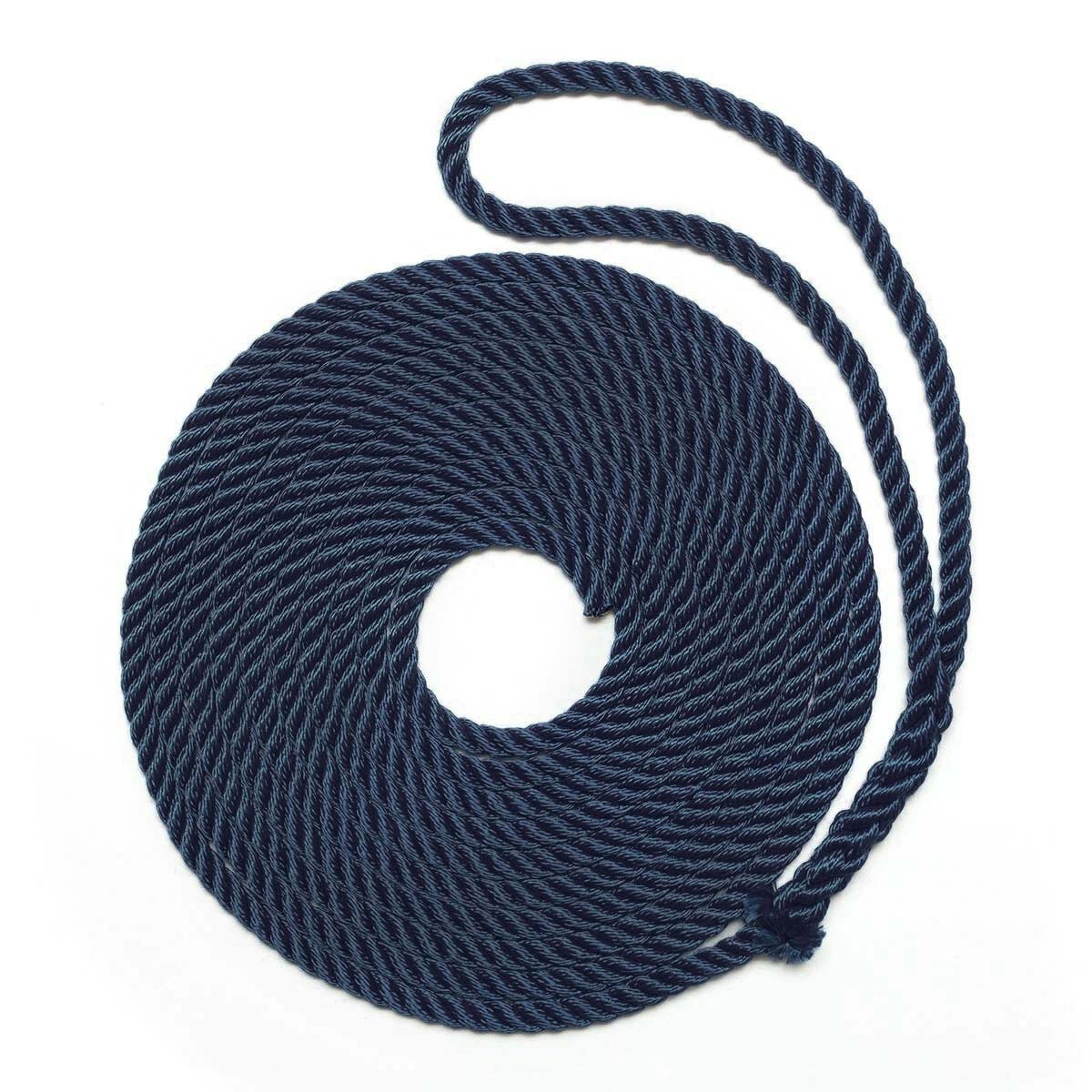 Канат крученый швартовый Dock Line К3, 6 м, с огоном