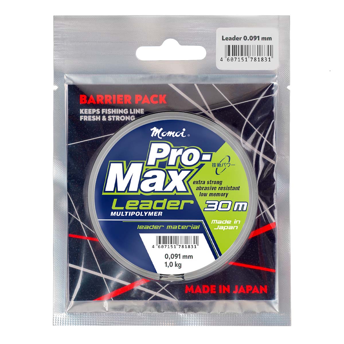 Momoi Pro-Max Leader, 30 м, прозрачная, Barrier Pack