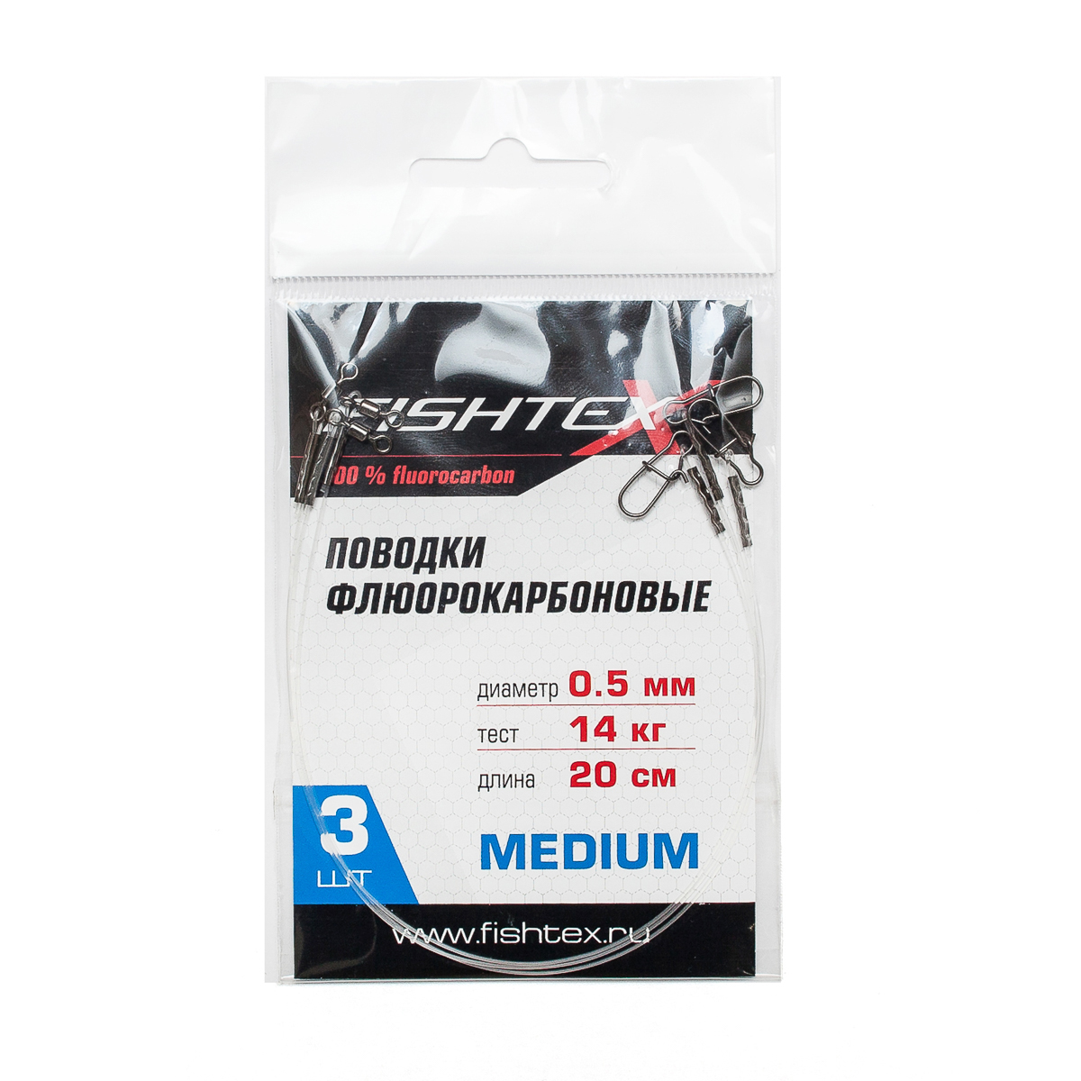 Поводки Fishtex FluoroCarbon