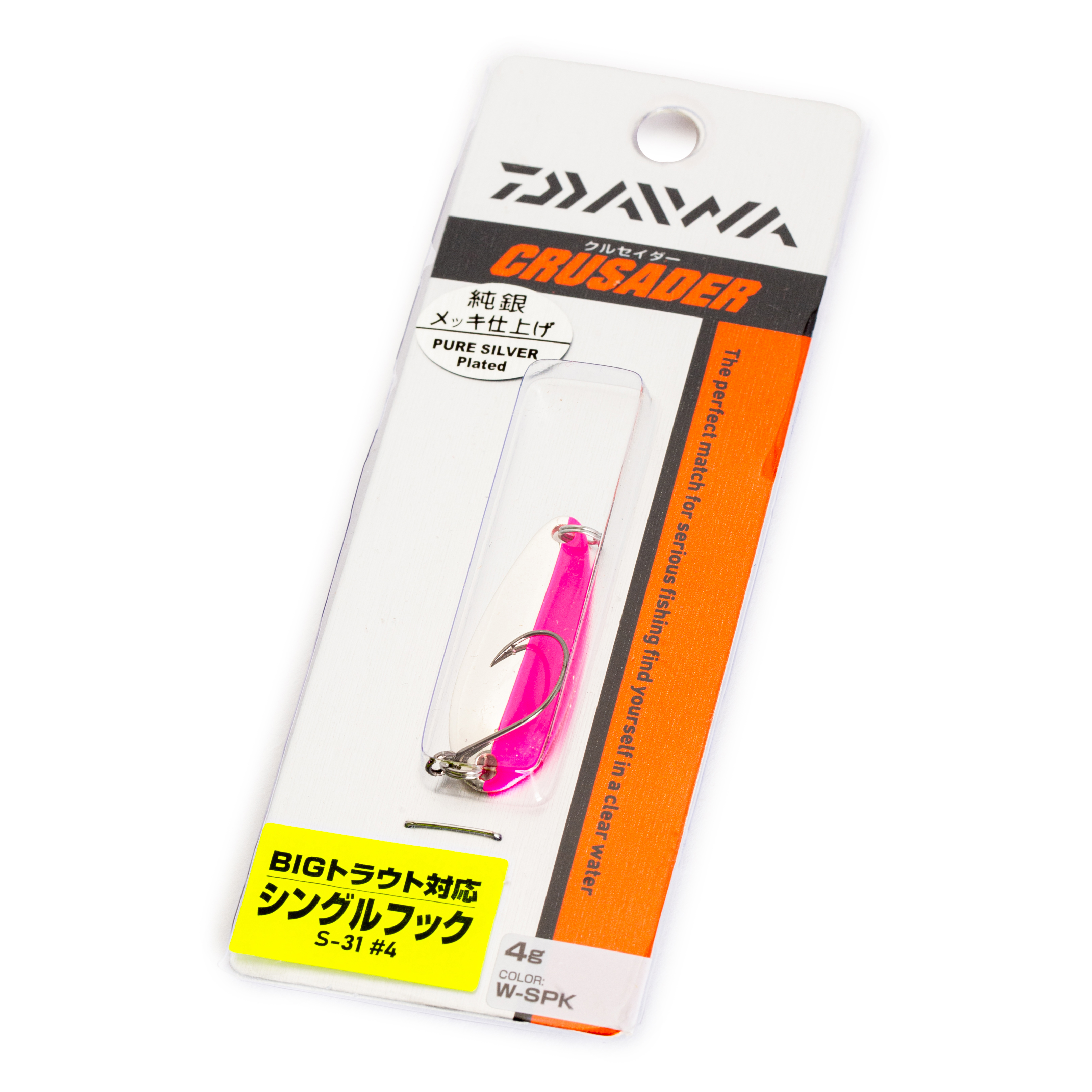 Блесна колеблющаяся Daiwa CRUSADER W-SPK (4S)