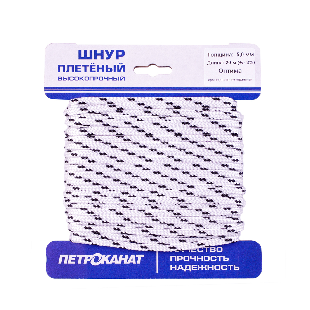 Шнур плетеный Optima-Cord на карточках
